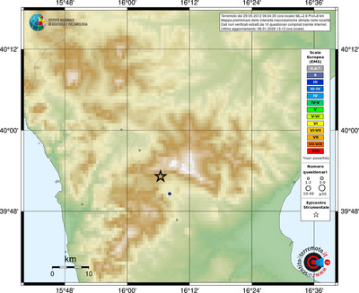Mappa EMS - località