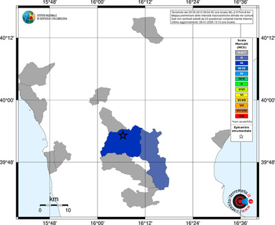 Mappa MCS - territori comuni