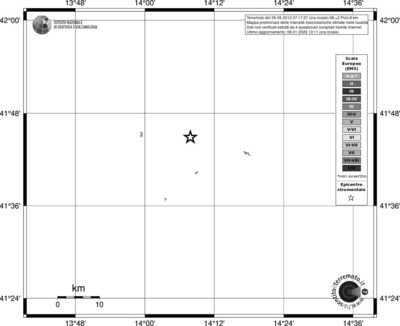 Mappa EMS - territori località