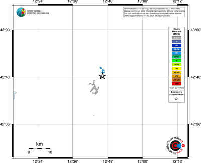 Mappa MCS - territori località