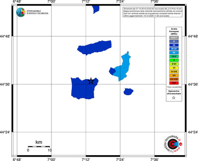 Mappa EMS - territori comuni