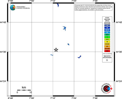 Mappa MCS - territori località