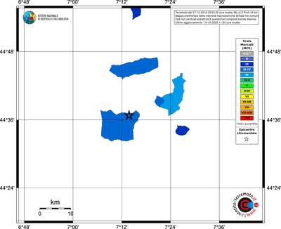 Mappa MCS - territori comuni