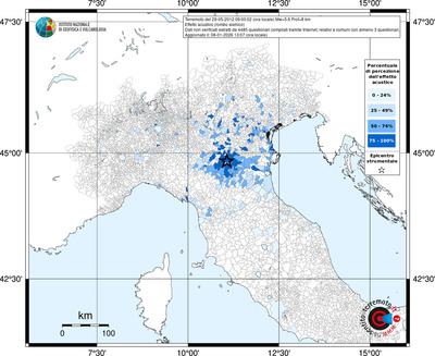 Mappa territorio comunale con almeno 3 questionari