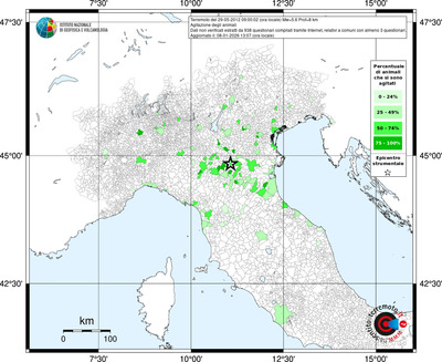 Mappa territorio comunale con almeno 3 questionari