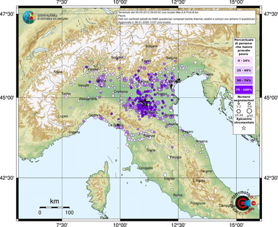 Mappa comuni con almeno 3 questionari