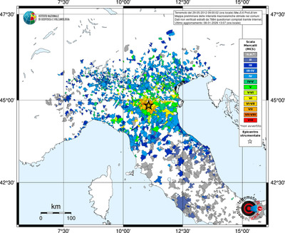 Mappa MCS - territori comuni