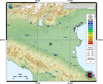 Mappa EMS - comuni