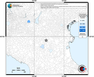 Mappa territorio comunale con almeno 3 questionari