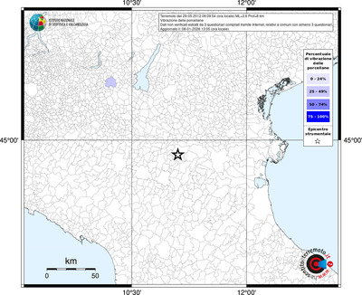 Mappa territorio comunale con almeno 3 questionari