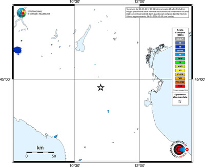 Mappa EMS - territori località