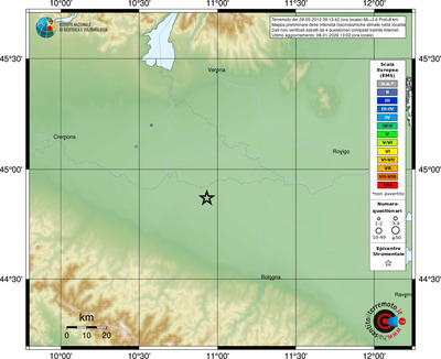 Mappa EMS - località
