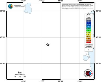 Mappa EMS - territori località