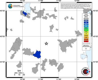 Mappa MCS - territori comuni