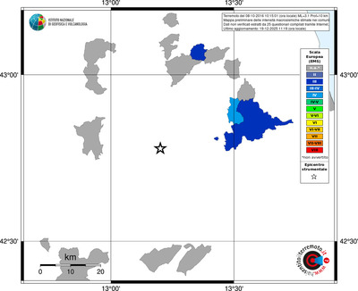 Mappa EMS - territori comuni