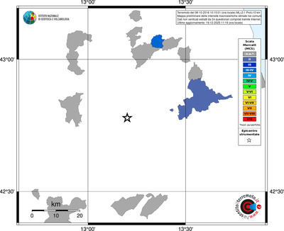 Mappa MCS - territori comuni