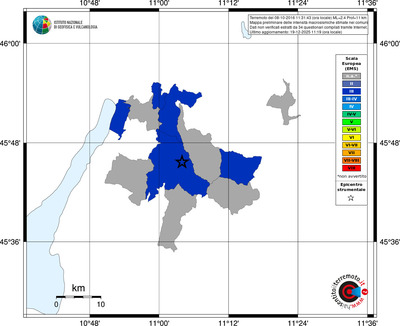 Mappa EMS - territori comuni