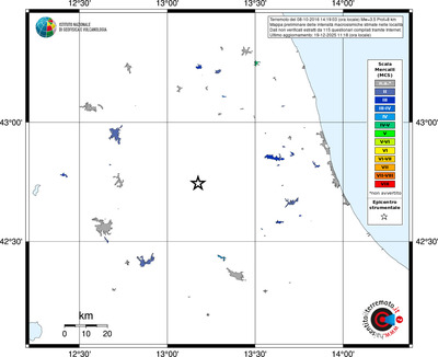 Mappa MCS - territori località