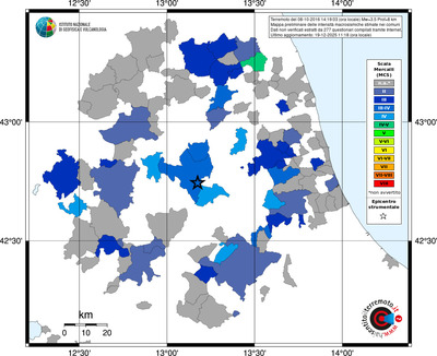Mappa MCS - territori comuni