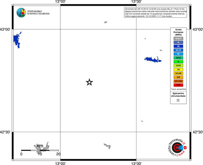Mappa EMS - territori località