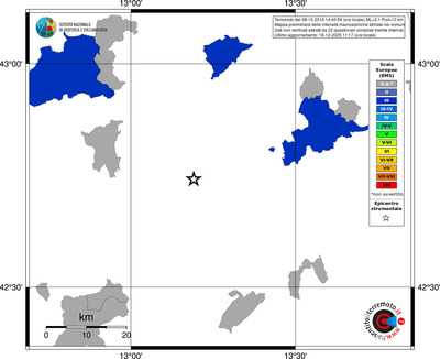 Mappa EMS - territori comuni