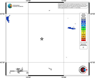 Mappa MCS - territori località