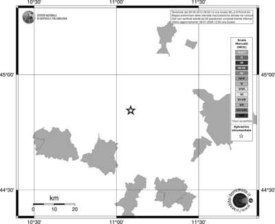 Mappa MCS - territori comuni