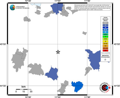 Mappa MCS - territori comuni