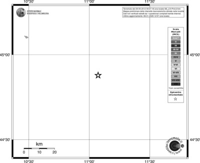 Mappa MCS - territori località
