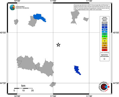 Mappa MCS - territori comuni