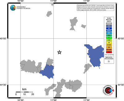 Mappa MCS - territori comuni