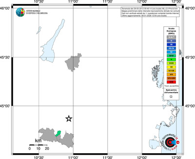Mappa EMS - territori comuni