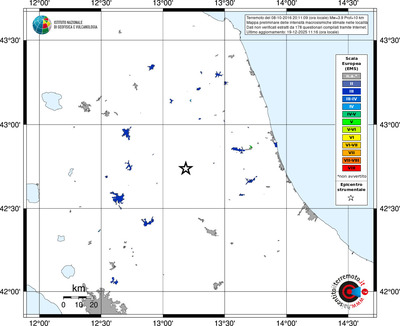 Mappa EMS - territori località