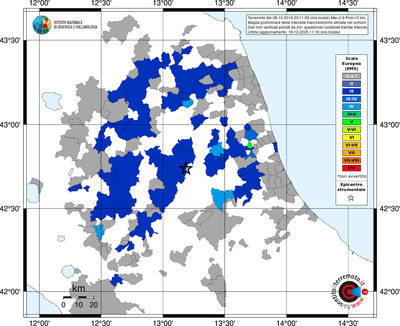 Mappa EMS - territori comuni