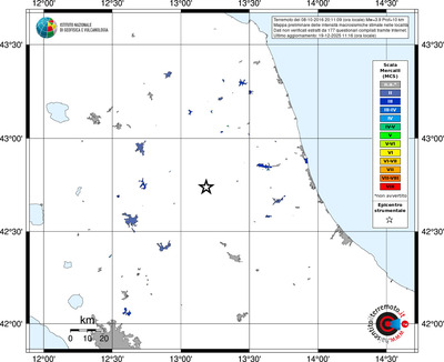 Mappa MCS - territori località