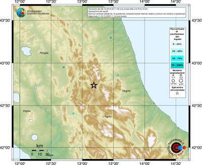 Mappa comuni con almeno 3 questionari