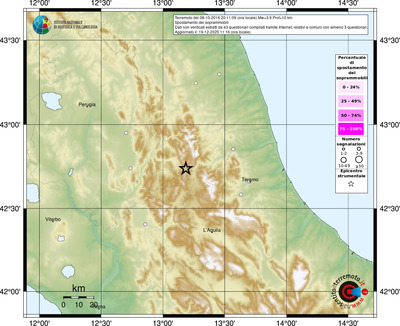 Mappa comuni con almeno 3 questionari