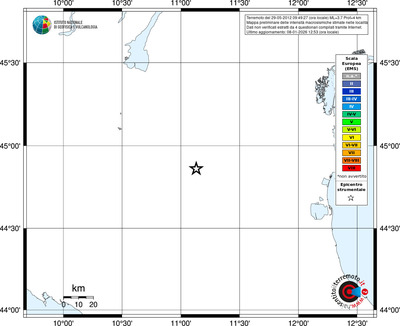 Mappa EMS - territori località
