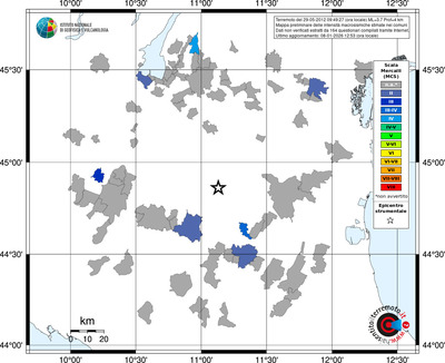 Mappa MCS - territori comuni