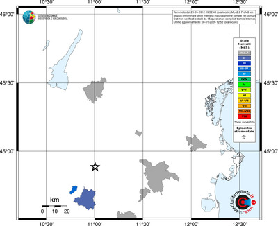 Mappa MCS - territori comuni