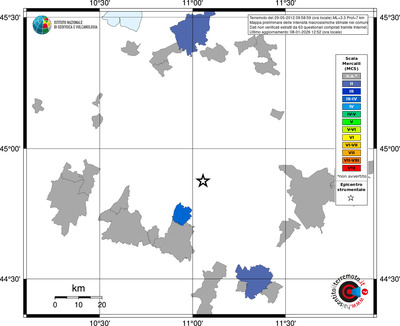 Mappa MCS - territori comuni