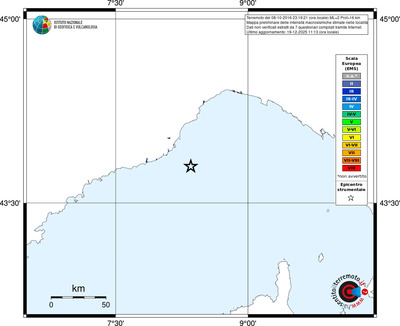 Mappa EMS - territori località