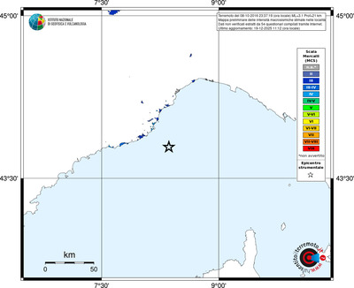 Mappa MCS - territori località