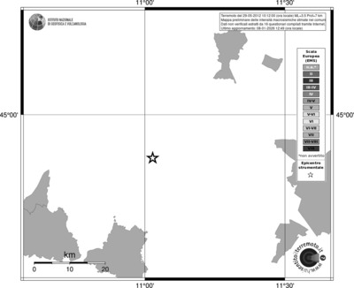 Mappa EMS - territori comuni
