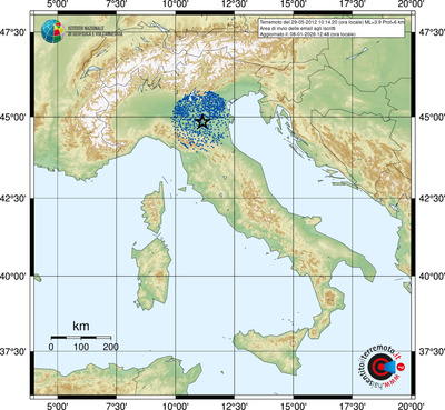 Area di invio delle email agli iscritti