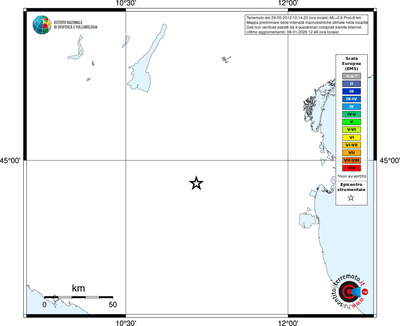 Mappa EMS - territori località