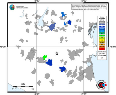 Mappa EMS - territori comuni