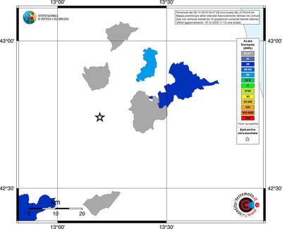 Mappa EMS - territori comuni