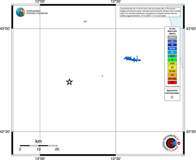 Mappa MCS - territori località