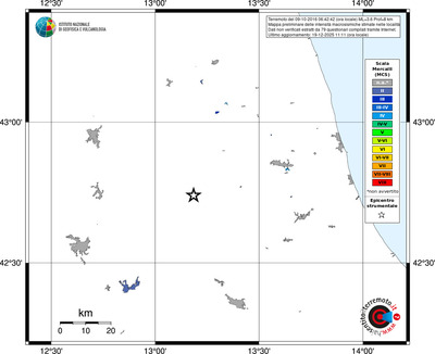 Mappa MCS - territori località